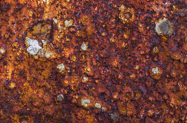 Rusty metal surface stock photo