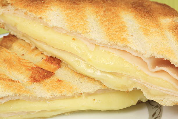 istock Ham and Cheese Sandwich Close-up 477411356