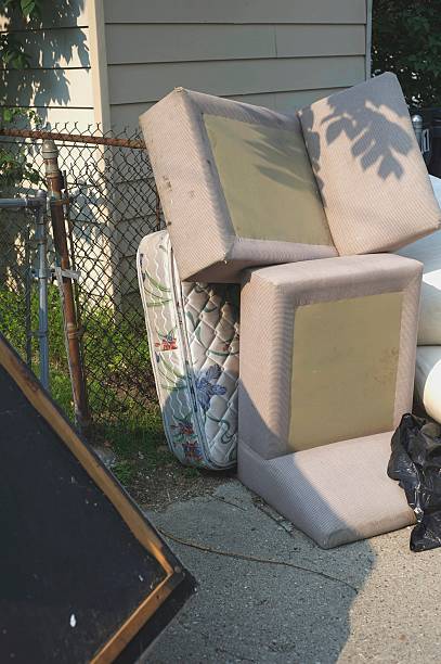 Furniture in Alley stock photo