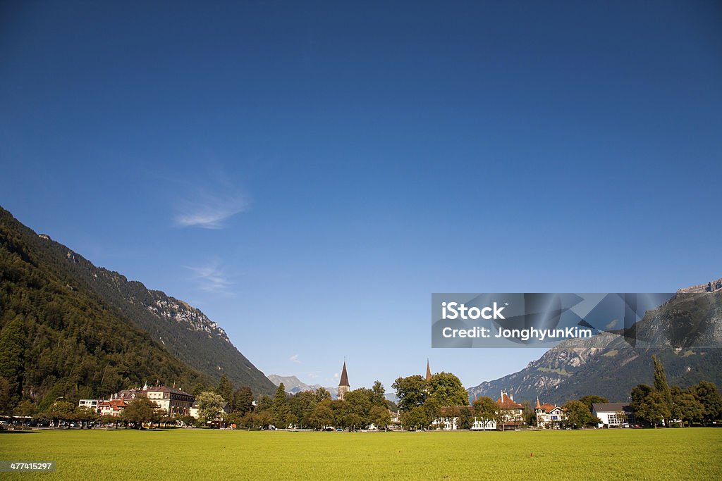 환경은 인터라켄, Switzerland - 로열티 프리 0명 스톡 사진