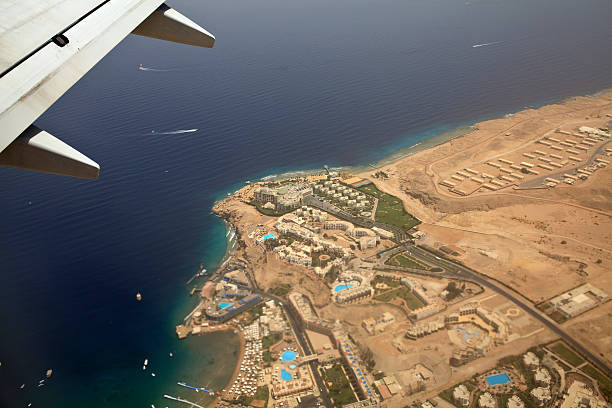 istock Wing of the plane. 477415337