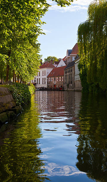 istock Classic view channels of Bruges. Belgium. 477416019