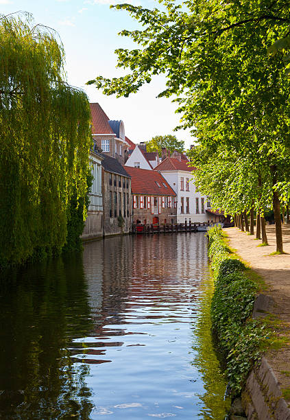 istock Classic view channels of Bruges. Belgium. 477416063