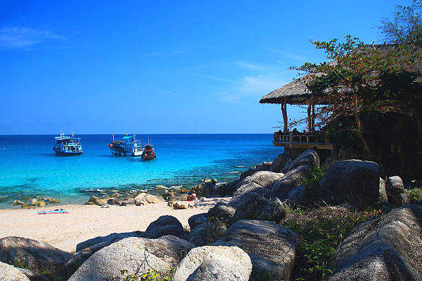 istock Tropical White Sand Beach Koh Tao island, Chumphon, Thailand 477416596