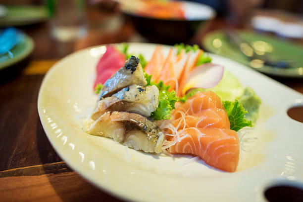 istock Mix japanese sashimi small set. 477416850