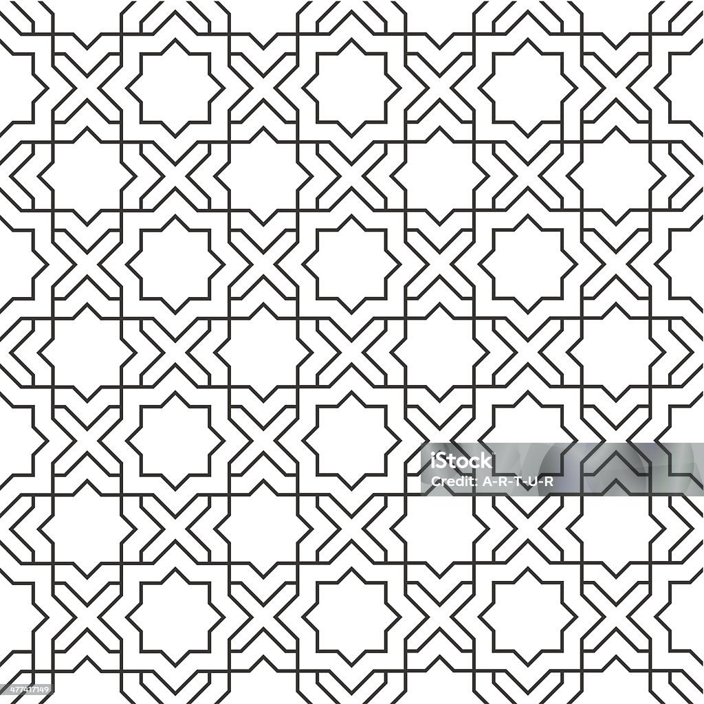 Delicate Islamic Pattern Delicate Pattern In Islamic Style Stock Illustration - Download Image ...