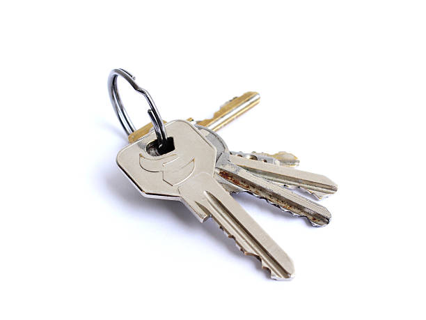 chaves de casa - key house home interior key ring - fotografias e filmes do acervo