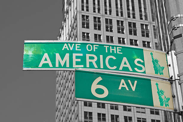 istock Signs for Ave of Americas 477420140