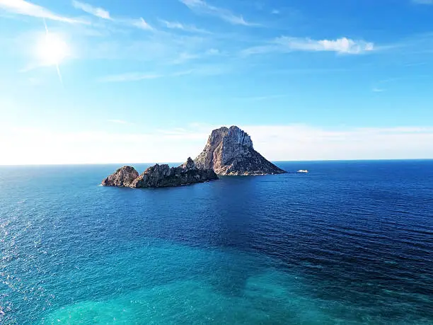Es Vedra, magical rock of Ibiza Island