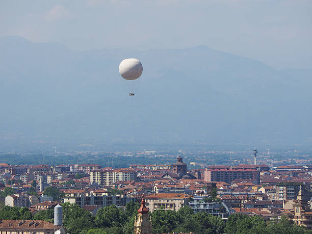 Aerial view of Turin
