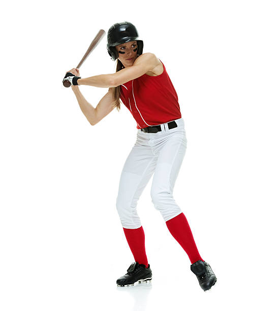 istock Softball player batting and looking away 477422750