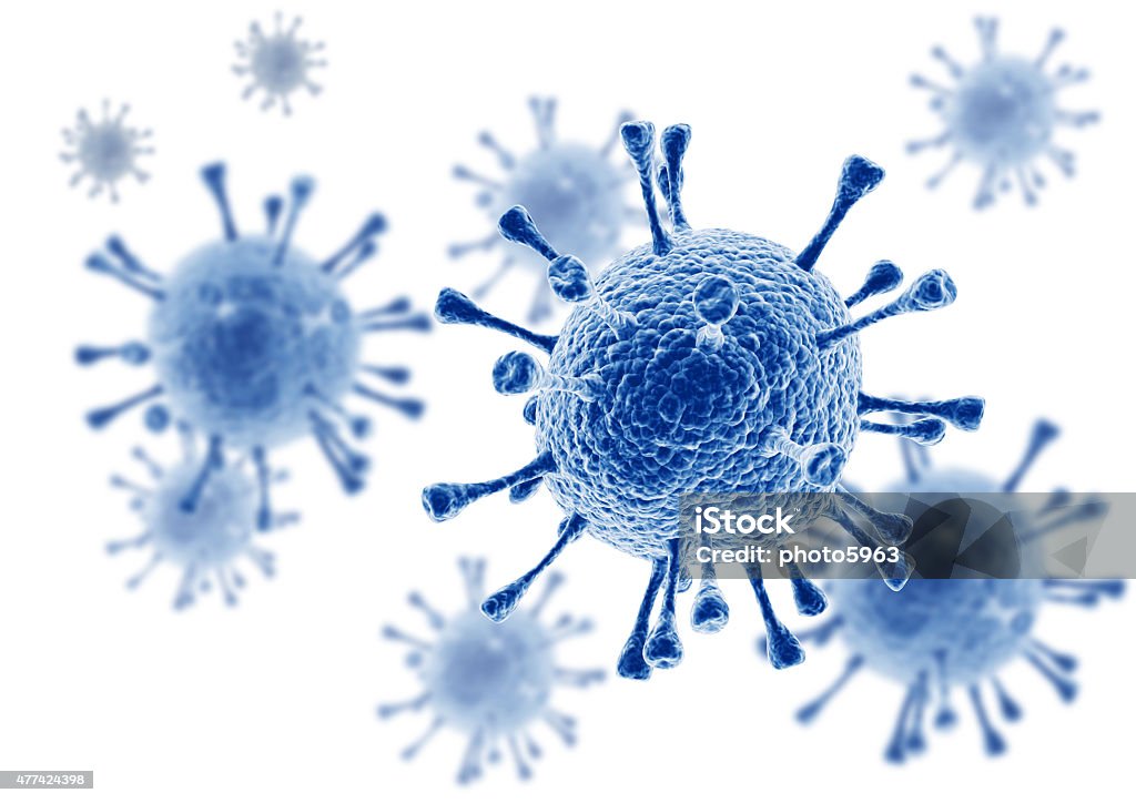 virus 3d rendering of a virus Virus Stock Photo