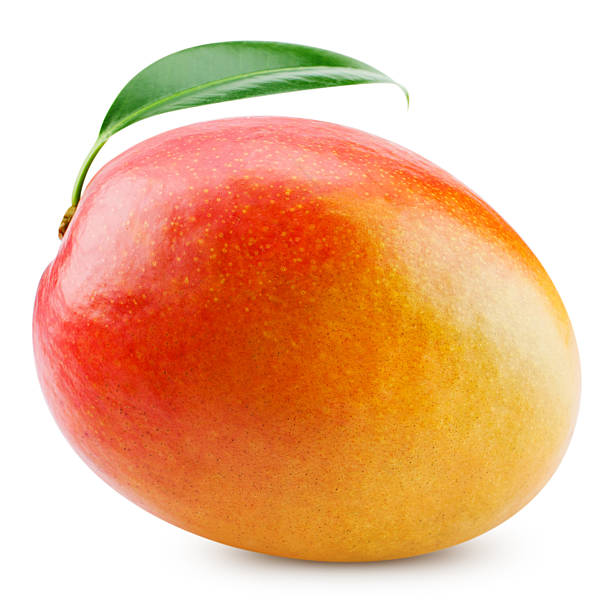 mango fresh mango isolated on white + Clipping Path mango stock pictures, royalty-free photos & images