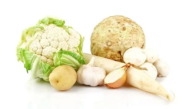 Photo of Collection of white vegetables