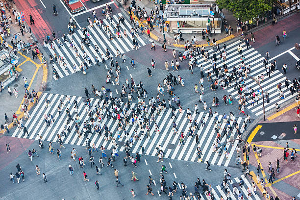 istock Shibuya Crossing Aerial 477428736