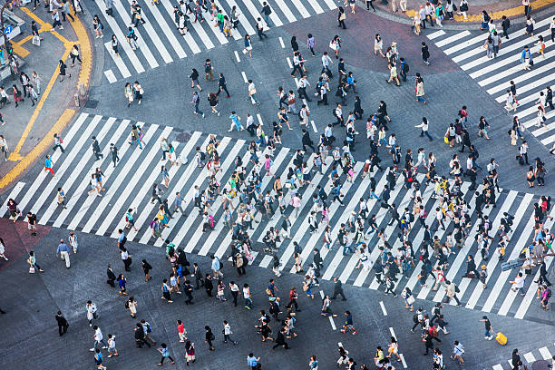 istock Shibuya Crossing Aerial 477428746