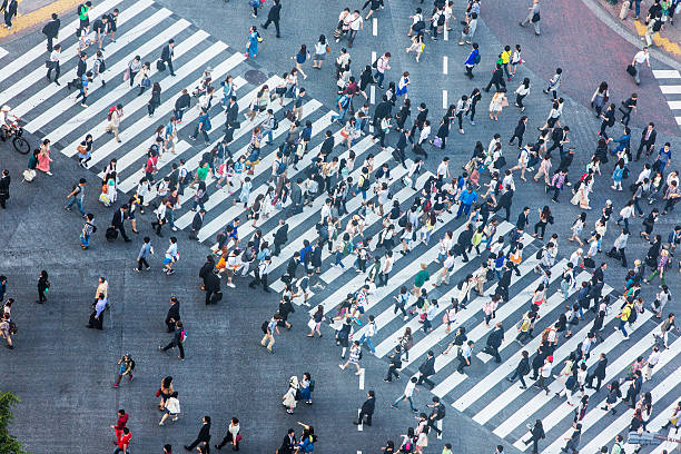 istock Shibuya Crossing Aerial 477428748