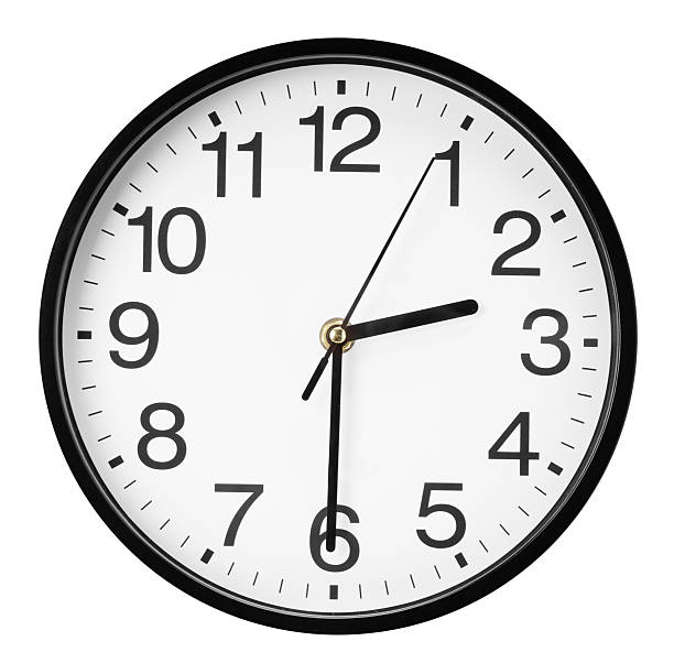 istock wall watch isolated on the white background 477429044
