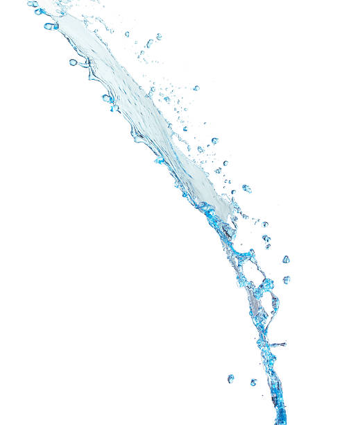 istock water pouring isolated on the white background 477429114