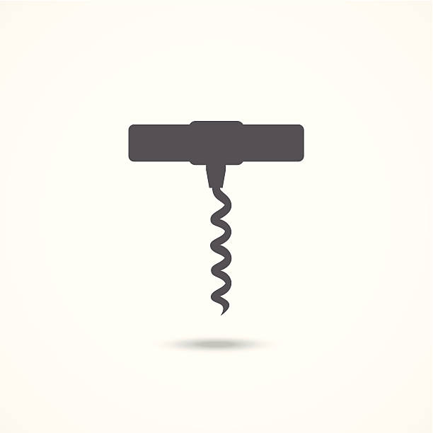 Corkscrew icon Corkscrew icon corkscrew stock illustrations