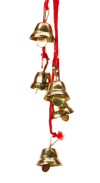 istock golden bells isolated on the white background 477430524