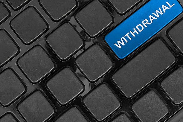 istock keyboard close up,top view, withdrawal finance concept word 477430704