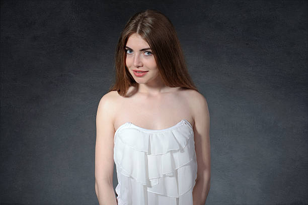 istock Woman with curiosity looking ahead 477435002