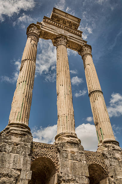 istock Roman Columns, Forum, Rome, Italy 477436108