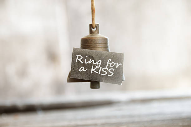 Ring For A Kiss Stock Photo - Download Image Now - 2015, Antique, Bell -  iStock