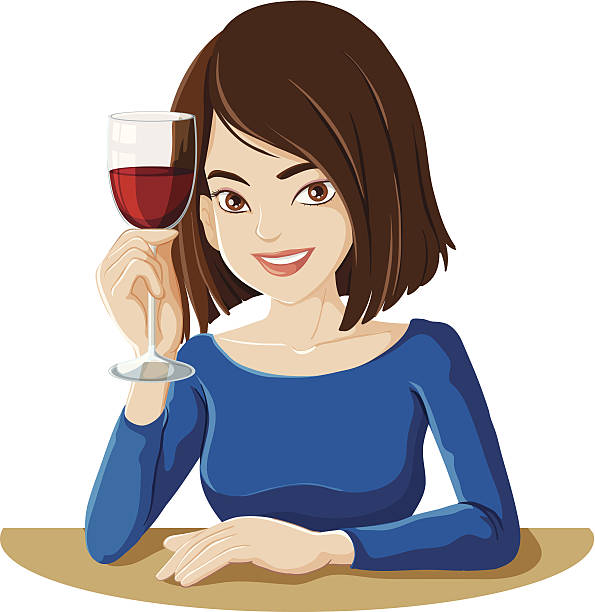 54 Mom Drinking Wine Illustrations & Clip Art - iStock | Mom drinking wine  christmas