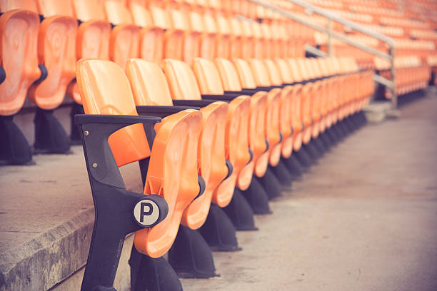 istock Stadium and seat vintage color 477440254