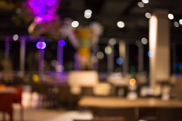 istock Blurred image of shopping mall and bokeh background . 477440420