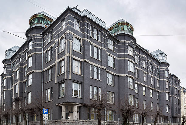 istock the building in Art Nouveau style, Riga 477440489