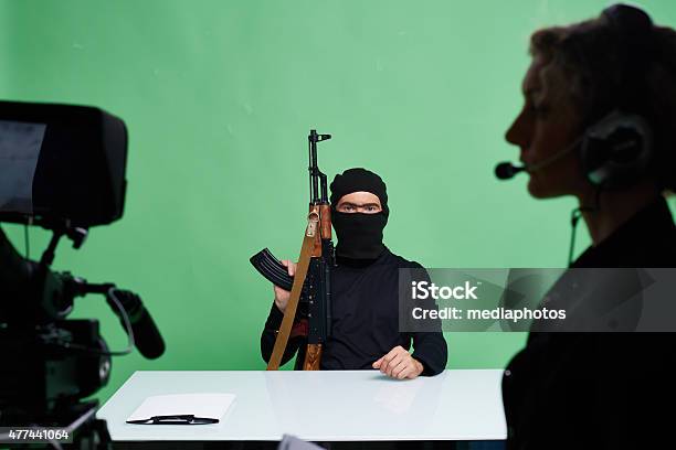 Message From Terrorist Stock Photo - Download Image Now - Film Director, In Silhouette, Women