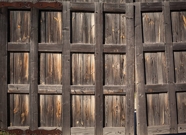 istock Door. Old wood texture. background old panels for design 477441558