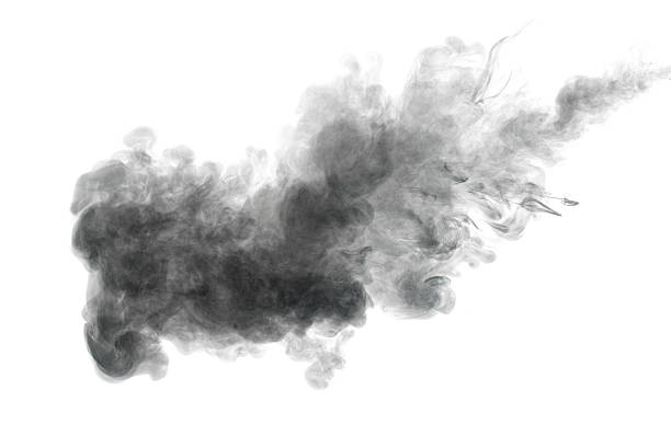 dym - smoke condensation fumes isolated zdjęcia i obrazy z banku zdjęć