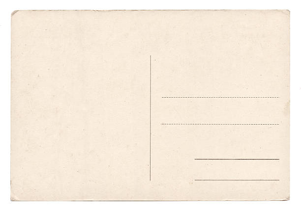 istock Blank old vintage postcard isolated 477442874