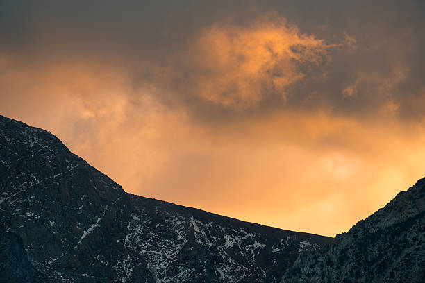 Sierra Sunset stock photo