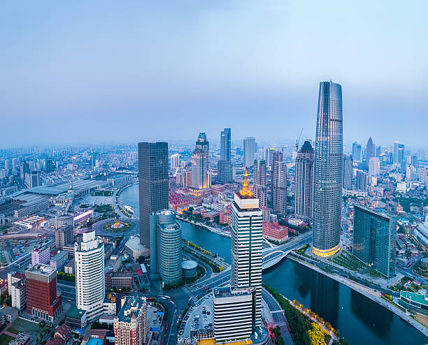 istock tianjin skyline at twilight 477446942