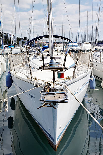 istock Sailboat in port 477449974