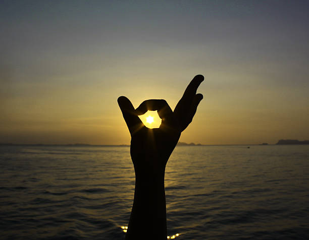 istock Beautiful sunset above the sea 477452373