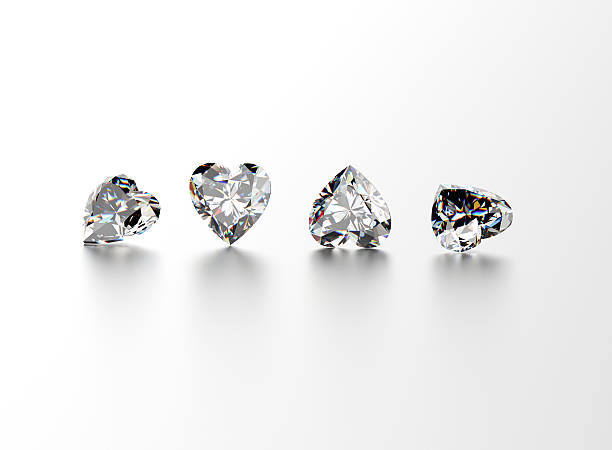 istock Heart shape gemstone. Jewelry background 477455542