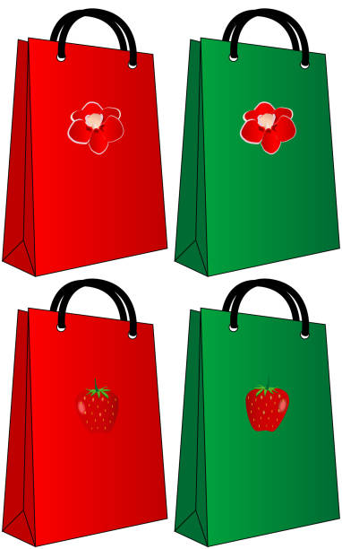 ilustrações de stock, clip art, desenhos animados e ícones de saco de compras - woman reaching into handbag