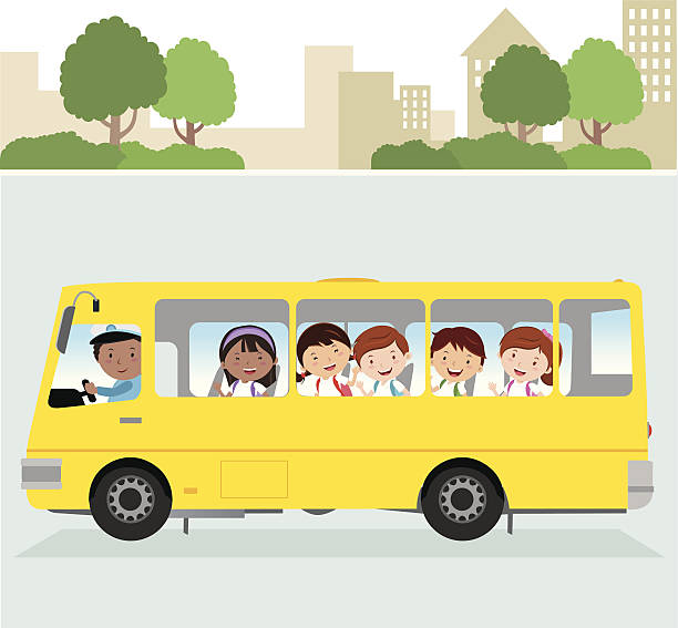 school bus - field trip stock-grafiken, -clipart, -cartoons und -symbole