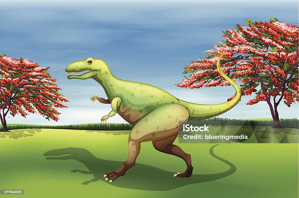 Giganotosaurus - arte vettoriale royalty-free di Animale