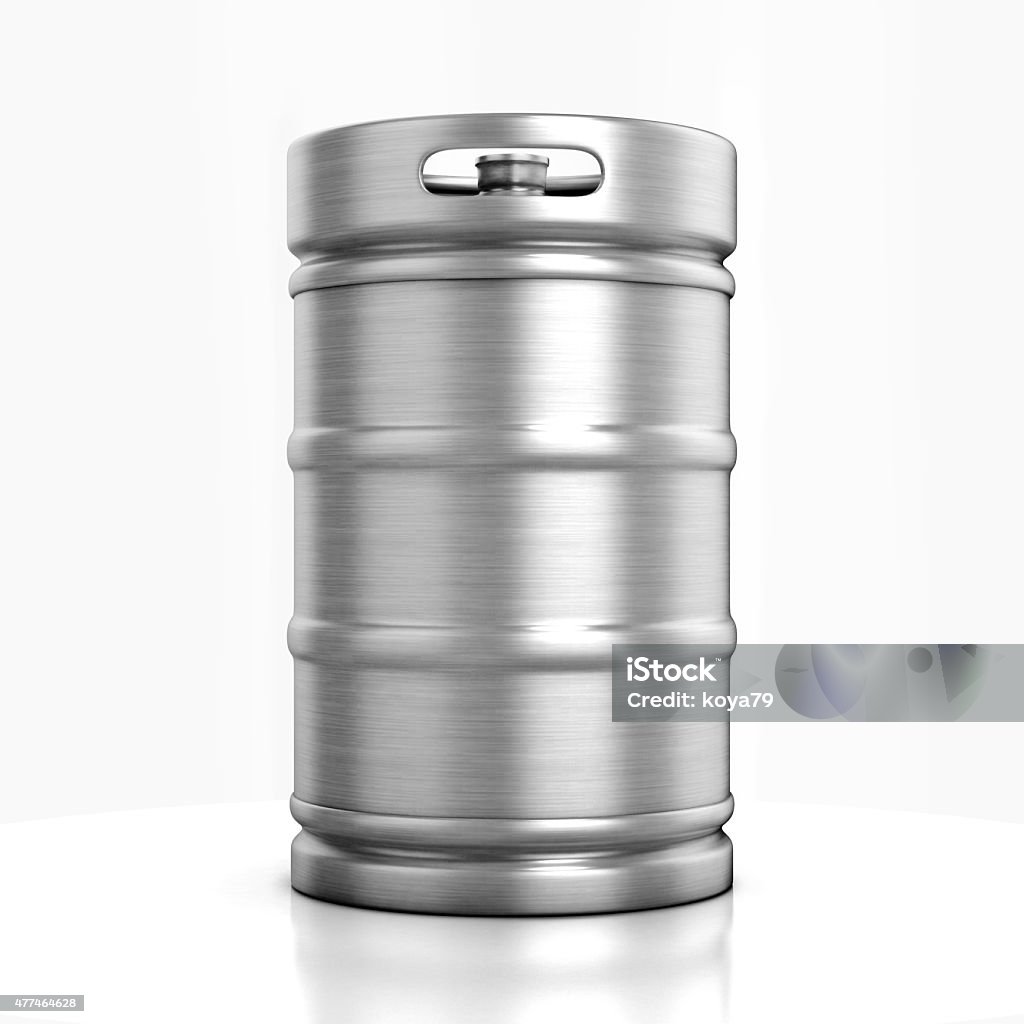 beer keg isolated on white Keg Stock Photo