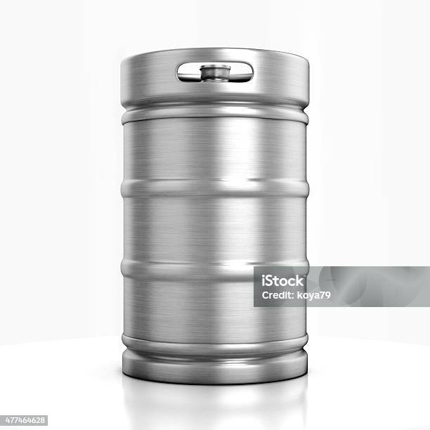 Beer Keg Isolated On White Stock Photo - Download Image Now - Keg, Beer - Alcohol, Barrel