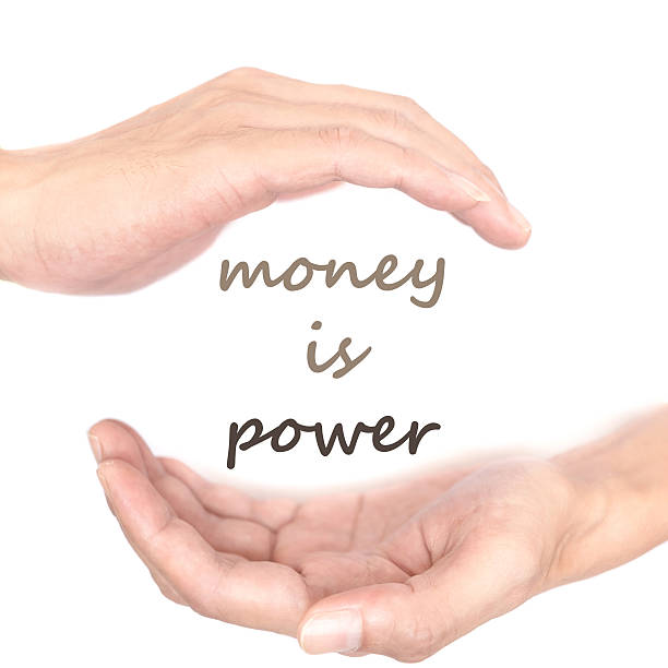 istock Hands concept for money is power 477464654