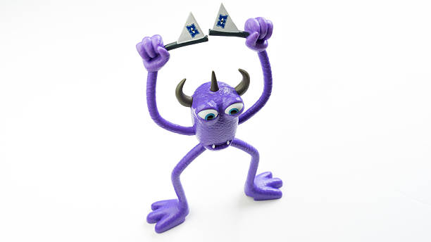 Tall Skinny Purple Monster From Monsters University Animated Movie Stock  Photo - Download Image Now - iStock