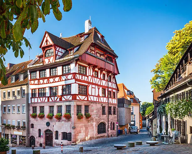 Nuremberg, Germany at the historic Albrecht Durer House.